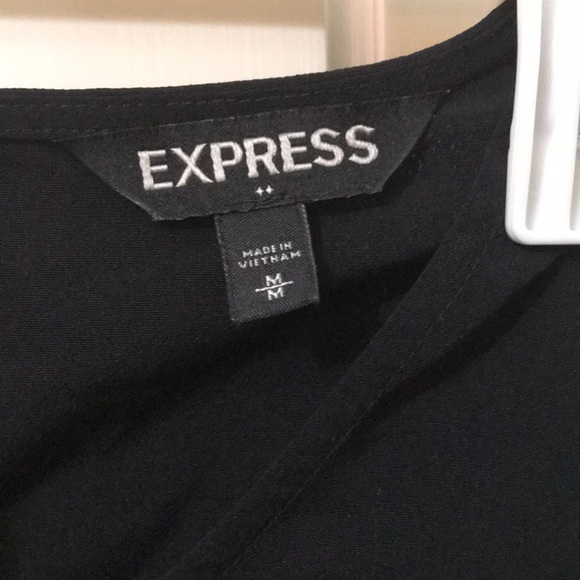 Express Outlet Black Dress Size M - Picture 2 of 4